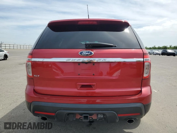 2012 Ford Explorer XLT with VIN 1FMHK7D86CGB02609, listed as a Copart auction lot 55344335 with 96,034 mi miles and Salvage Title. Bid and sale history available at DreamBid. Image 6.