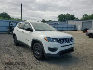 2018 Jeep Compass Sport with VIN 3C4NJCAB5JT263397, listed as a Copart auction lot 55670315 with 95,531 mi miles and Salvage title. Bid and sale history available at DreamBid. Image 14.