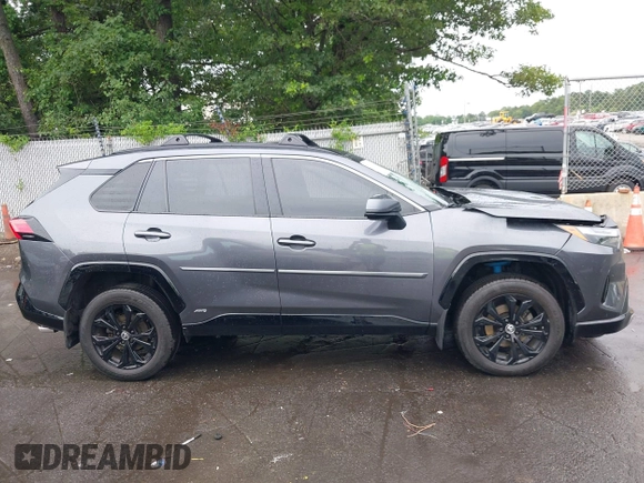 2022 Toyota RAV4 Hybrid SE with VIN JTM16RFV7ND067284, listed as a IAAI auction lot 42637821 with 20,512 mi miles and . Bid and sale history available at DreamBid. Image 13.