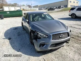 2019 Infiniti Q50 3.0t LUXE with VIN JN1EV7AP6KM519726, listed as a Copart auction lot 49436655 with 90,634 mi miles and Salvage Title. Bid and sale history available at carsss.com. Image 11.