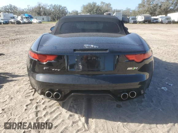 2017 Jaguar F-Type R with VIN SAJWJ6HL7HMK40161, listed as a Copart auction lot 73272424 with Not Provided miles and Salvage Title. Bid and sale history available at DreamBid. Image 6.