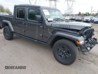 2022 Jeep Gladiator Texas Trail with VIN 1C6HJTAG9NL138503, listed as a IAAI auction lot 41999487 with 48,829 mi miles. Bid and sale history available at carsss.com. Image 1.