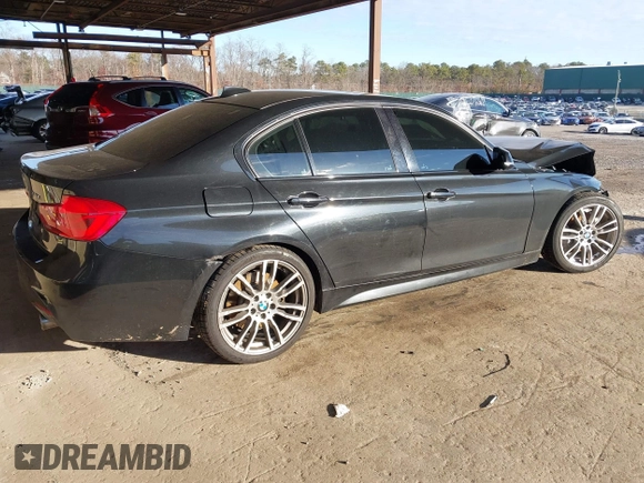 2017 BMW 3 Series 340i xDrive with VIN WBA8B7C36HA189994, listed as a IAAI auction lot 41090133 with 107,374 mi miles. Bid and sale history available at carsss.com. Image 4.
