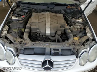 2003 Mercedes-Benz CLK-Class 3.2L with VIN WDBTJ65J93F042522, listed as a Copart auction lot 49341725 with 217,646 mi miles and Salvage Title. Bid and sale history available at carsss.com. Image 12.