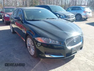 2012 Jaguar XF Portfolio with VIN SAJWA0HB5CLS40694, listed as a IAAI auction lot 41820189 with 1 mi miles. Bid and sale history available at carsss.com. Image 1.