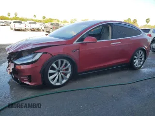 2018 Tesla Model X 75D with VIN 5YJXCBE4XJF081119, listed as a Copart auction lot 48537295 with Not Provided miles and Clean Title. Bid and sale history available at carsss.com. Image 1.