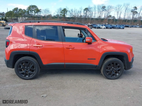 2018 Jeep Renegade Latitude with VIN ZACCJBBB3JPH30968, listed as a IAAI auction lot 41984209 with 106,338 mi miles. Bid and sale history available at carsss.com. Image 13.