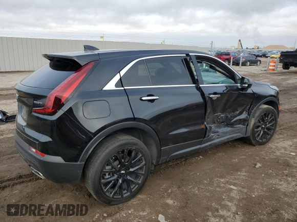 2022 Cadillac XT4 AWD Luxury with VIN 1GYFZBR40NF108540, listed as a Copart auction lot 79168974 with 19,202 mi miles and Salvage Title. Bid and sale history available at carsss.com. Image 3.