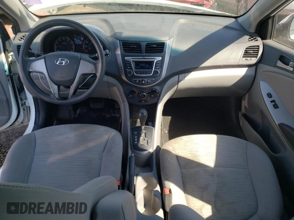 2016 Hyundai Accent SE with VIN KMHCT4AE5GU092212, listed as a Copart auction lot 47585043 with 107,589 mi miles. Bid and sale history available at carsss.com. Image 8.