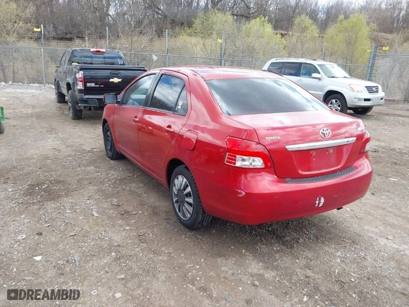 2007 Toyota Yaris with VIN JTDBT923971093567, listed as a IAAI auction lot 42051117 with 255,619 mi miles. Bid and sale history available at carsss.com. Image 3.