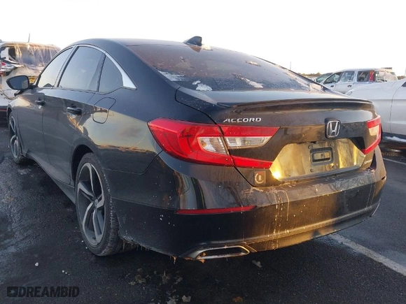 2019 Honda Accord Sedan Sport 1.5T with VIN 1HGCV1F38KA121606, listed as a IAAI auction lot 41382047 with 60,685 mi miles. Bid and sale history available at carsss.com. Image 3.