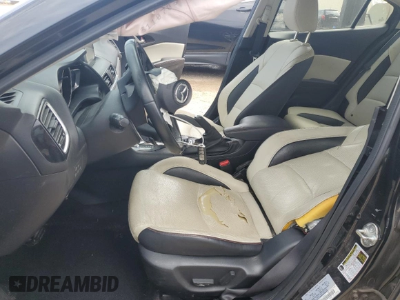 2014 Mazda 3 S Grand Touring with VIN JM1BM1W36E1170563, listed as a Copart auction lot 48739765 with 151,540 mi miles and Salvage Title. Bid and sale history available at DreamBid. Image 7.