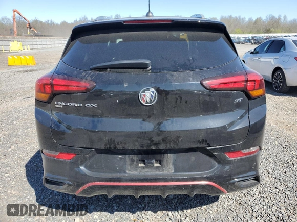 2021 Buick Encore GX Select with VIN KL4MMESL6MB111778, listed as a Copart auction lot 52966615 with 33,208 mi miles and Salvage title. Bid and sale history available at DreamBid. Image 6.