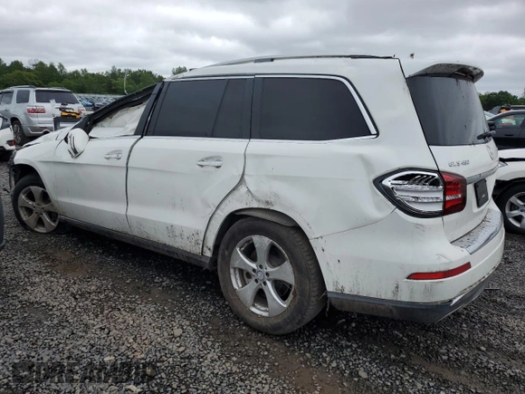 2017 Mercedes-Benz GLS 450 with VIN 4JGDF6EE1HA888427, listed as a Copart auction lot 58156635 with Not provided miles and Salvage title. Bid and sale history available at DreamBid. Image 2.