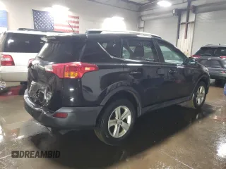 2014 Toyota RAV4 XLE with VIN 2T3RFREV8EW222027, listed as a Copart auction lot 49279185 with 128,900 mi miles and Salvage Title. Bid and sale history available at DreamBid. Image 3.