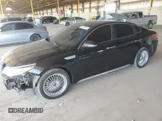 2017 Kia Optima z VIN KNAGT4LE2H5013543, wystawiony jako Copart lot #62319615 z przebiegiem 66 110 mil mil oraz Czysty tytuł • Clean title. Historia ofert i sprzedaży dostępna na DreamBid. Obrazek 1.