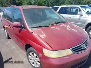 2002 Honda Odyssey EX z VIN 5FNRL18612B056773, wystawiony jako IAAI lot #42510998 z przebiegiem 268 239 mil mil oraz . Historia ofert i sprzedaży dostępna na DreamBid. Obrazek 1.