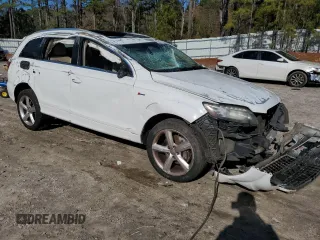 2012 Audi Q7 3.0T S line with VIN WA1DGAFE2CD001843, listed as a Copart auction lot 83476184 with 0 mi miles and Salvage Title. Bid and sale history available at carsss.com. Image 4.