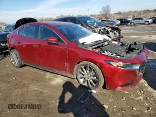 2019 Mazda 3 w/Select with VIN JM1BPACL1K1107619, listed as a Copart auction lot 42220895 with Not Provided miles and Salvage Title. Bid and sale history available at carsss.com. Image 4.