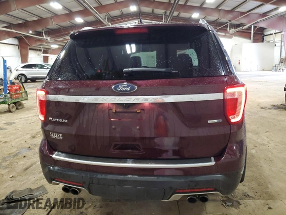 2018 Ford Explorer Platinum with VIN 1FM5K8HT7JGC04800, listed as a Copart auction lot 50972465 with 91,942 mi miles and Clean Title. Bid and sale history available at carsss.com. Image 6.