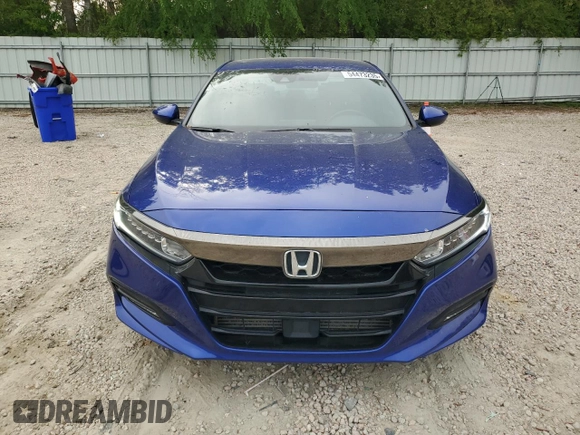 2019 Honda Accord Sport with VIN 1HGCV1F37KA093166, listed as a Copart auction lot 54473235 with 102,640 mi miles and Salvage Title. Bid and sale history available at DreamBid. Image 5.