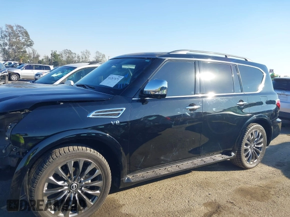 2021 Nissan Armada Platinum with VIN JN8AY2DB4M9793104, listed as a IAAI auction lot 41267471 with 33,616 mi miles. Bid and sale history available at carsss.com. Image 15.