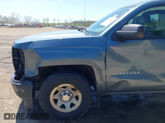 2014 Chevrolet Silverado 1500 Work Truck with VIN 3GCPCPEC7EG185118, listed as a IAAI auction lot 42102260 with 222,442 mi miles. Bid and sale history available at carsss.com. Image 6.