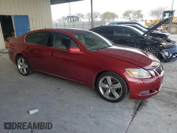 2007 Lexus GS 350 with VIN JTHBE96S170015784, listed as a Copart auction lot 51471335 with 222,084 mi miles and Salvage Title. Bid and sale history available at carsss.com. Image 4.