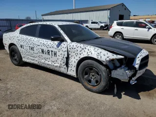 2013 Dodge Charger Police with VIN 2C3CDXAG6DH619696, listed as a Copart auction lot 52769355 with 227,979 mi miles and Salvage Title. Bid and sale history available at carsss.com. Image 4.