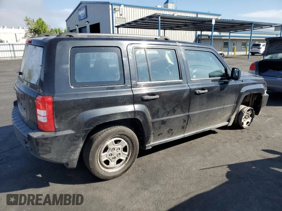 2010 Jeep Patriot Sport with VIN 1J4NF2GB9AD518345, listed as a Copart auction lot 52528755 with 175,193 mi miles and Salvage Title. Bid and sale history available at carsss.com. Image 3.
