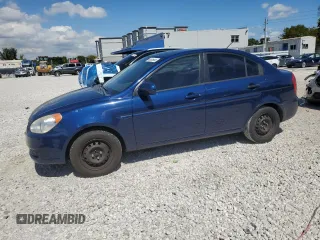 2011 Hyundai Accent GLS with VIN KMHCN4ACXBU611370, listed as a Copart auction lot 46535085 with 133,534 mi miles and Salvage Title. Bid and sale history available at carsss.com. Image 1.