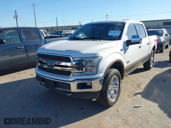 2018 Ford F-150 XL with VIN 1FTEW1E54JFC14504, listed as a IAAI auction lot 41700813 with 92,198 mi miles. Bid and sale history available at carsss.com. Image 17.
