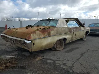 1969 Chevrolet Impala z VIN 164479J176501, wystawiony jako Copart lot #48632015 z przebiegiem Nie podano mil oraz Czysty tytuł • Clean title. Historia ofert i sprzedaży dostępna na DreamBid. Obrazek 3.