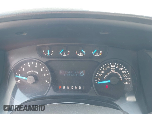 2013 Ford F-150 XL with VIN 1FTFX1EF5DKG43334, listed as a IAAI auction lot 42664129 with 215,465 mi miles and . Bid and sale history available at DreamBid. Image 7.
