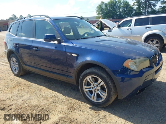 2006 BMW X3 3.0i z VIN WBXPA93416WG74328, wystawiony jako IAAI lot #42306495 z przebiegiem 245 787 mil mil oraz . Historia ofert i sprzedaży dostępna na DreamBid. Obrazek 1.