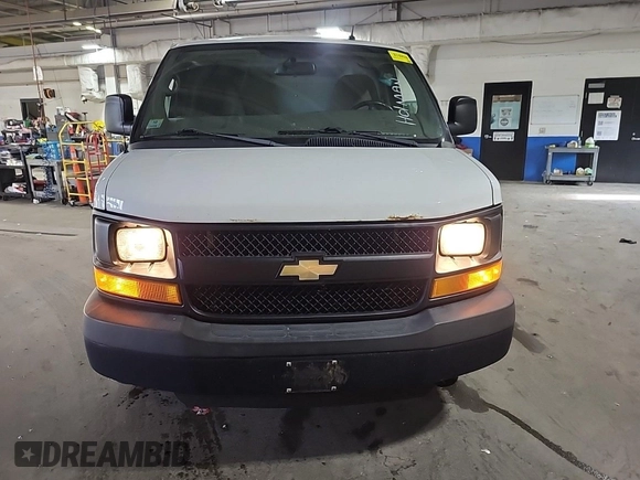 2015 Chevrolet Express Cargo with VIN 1GCWGFCF9F1167047, listed as a IAAI auction lot 42666478 with 169,647 mi miles and . Bid and sale history available at DreamBid. Image 48.