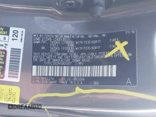 2017 Toyota Sienna XLE Auto Access Seat с VIN 5TDYZ3DC9HS805907, выставлен на аукционе IAAI как лот 41548808 с пробегом 131 607 миль миль и . История ставок и продаж доступна на DreamBid. Изображение 9.