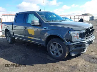 2020 Ford F-150 XL with VIN 1FTEW1E49LFB67500, listed as a IAAI auction lot 41814840 with 41,671 mi miles. Bid and sale history available at carsss.com. Image 1.