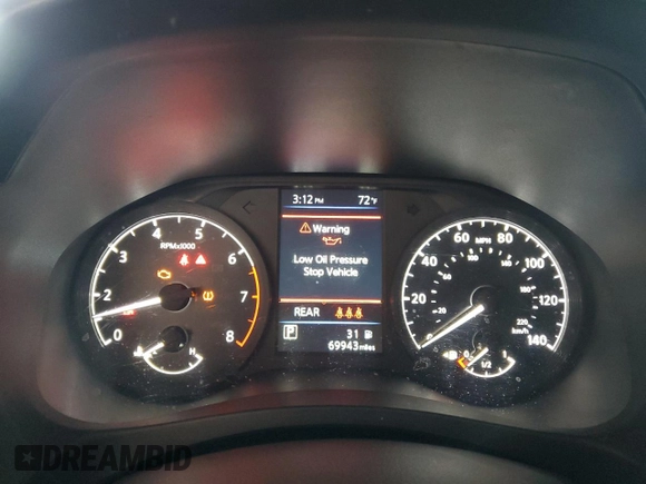 2023 Nissan Altima S with VIN 1N4BL4BV5PN369245, listed as a Copart auction lot 49799045 with 69,943 mi miles and Salvage Title. Bid and sale history available at carsss.com. Image 9.
