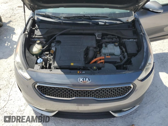 2017 Kia Niro EX with VIN KNDCC3LC0H5037575, listed as a Copart auction lot 48672445 with 93,433 mi miles and Salvage Title. Bid and sale history available at carsss.com. Image 12.