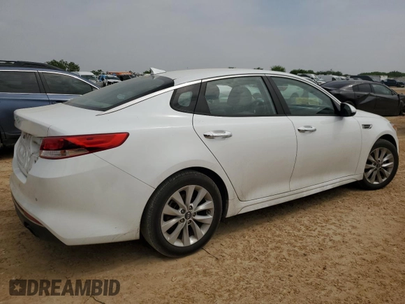2018 Kia Optima LX with VIN 5XXGT4L34JG252045, listed as a Copart auction lot 50802485 with 65,769 mi miles and Salvage Title. Bid and sale history available at DreamBid. Image 3.