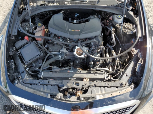 2017 Cadillac CTS with VIN NCS107247, listed as a Copart auction lot 61924574 with 65,055 mi miles and Salvage Title. Bid and sale history available at DreamBid. Image 11.