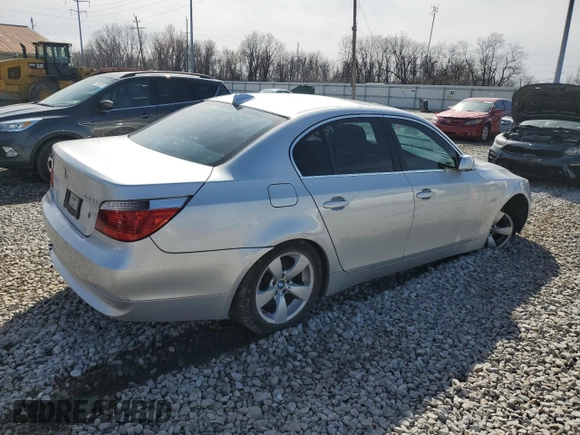 2005 BMW 5 Series 530i with VIN WBANA73595CR58706, listed as a Copart auction lot 49981905 with 139,824 mi miles and Salvage Title. Bid and sale history available at DreamBid. Image 3.