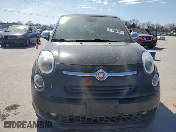 2017 FIAT 500L Lounge with VIN ZFBCFACH9HZ039487, listed as a Copart auction lot 47660685 with 101,074 mi miles and Salvage Title. Bid and sale history available at DreamBid. Image 5.