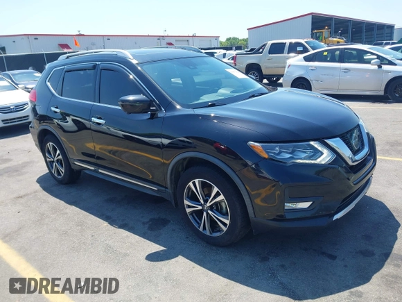 2017 Nissan Rogue SL with VIN JN8AT2MT4HW407893, listed as a IAAI auction lot 41975454 with 105,284 mi miles and . Bid and sale history available at DreamBid. Image 1.