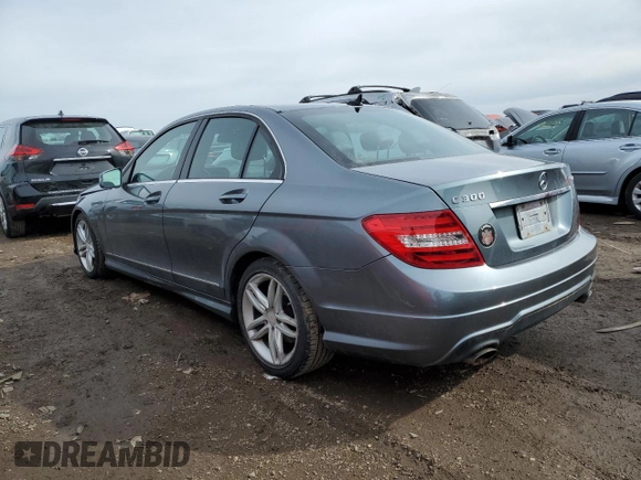 2012 Mercedes-Benz C 300 Sport with VIN WDDGF8BB3CA612868, listed as a Copart auction lot 49357675 with 211,276 mi miles and Non repairable. Bid and sale history available at DreamBid. Image 2.