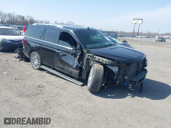 2022 Ford Expedition Platinum with VIN 1FMJU1MT0NEA10620, listed as a IAAI auction lot 41753686 with 58,709 mi miles and . Bid and sale history available at DreamBid. Image 1.