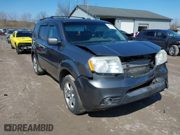 2012 Honda Pilot EX-L with VIN 5FNYF4H55CB040430, listed as a IAAI auction lot 41952800 with 247,175 mi miles and . Bid and sale history available at DreamBid. Image 1.