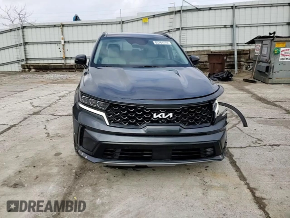 2023 Kia Sorento SX Prestige with VIN 5XYRKDLF5PG201387, listed as a Copart auction lot 85784174 with 44,684 mi miles and Salvage Title. Bid and sale history available at carsss.com. Image 11.