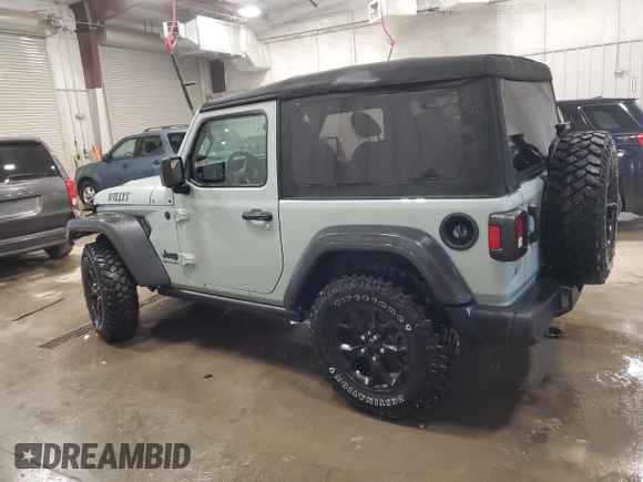 2023 Jeep Wrangler Sport with VIN 1C4HJXAG7PW617021, listed as a Copart auction lot 59928305 with 8,503 mi miles and Salvage title. Bid and sale history available at DreamBid. Image 2.